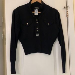 Versace Black Sweater Great Condition Small